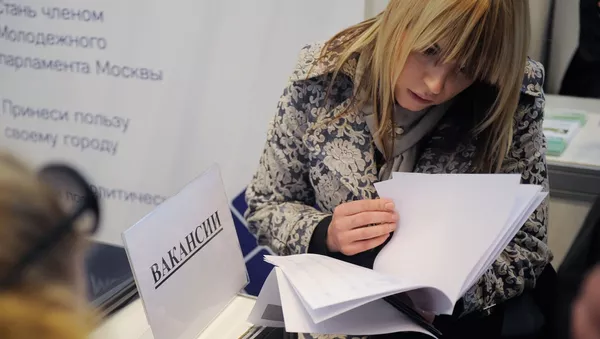 Feria de empleo en Rusia (Archivo) - Sputnik Mundo