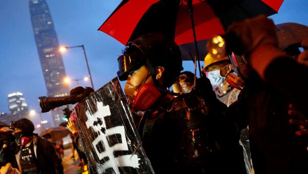 Protestas en Hong Kong - Sputnik Mundo