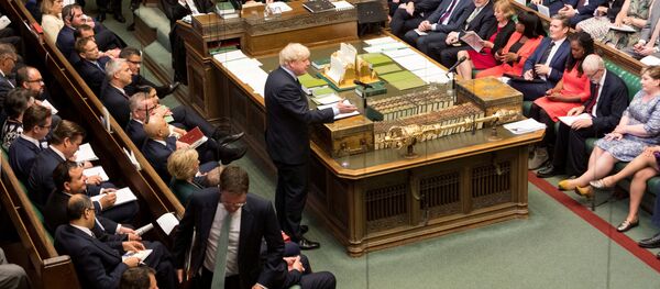 Boris Johnson, jefe del Gobierno del Reino Unido - Sputnik Mundo