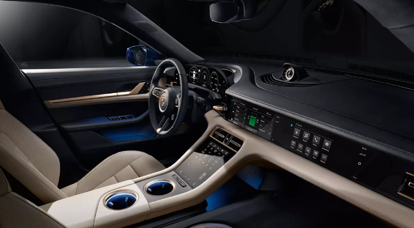 Llega la revolución: Porsche presenta su primer auto deportivo totalmente eléctrico (fotos) - Sputnik Mundo