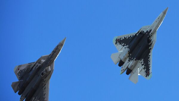 Los Su-57 - Sputnik Mundo