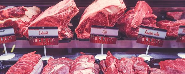 La carne en la tienda (imagen referencial) - Sputnik Mundo