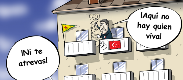 ¡Aquí no hay quién viva! EEUU regaña a Turquía por querer asegurar su frontera - Sputnik Mundo