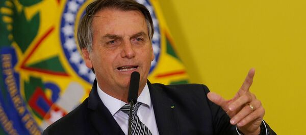 El presidente de Brasil, Jair Bolsonaro - Sputnik Mundo