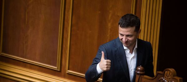 El presidente de Ucrania, Volodímir Zelenski El presidente de Ucrania, Volodímir Zelenski - Sputnik Mundo