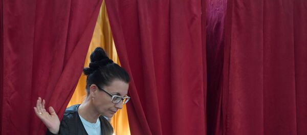 Un colegio electoral en Kazán Un colegio electoral en Kazán - Sputnik Mundo