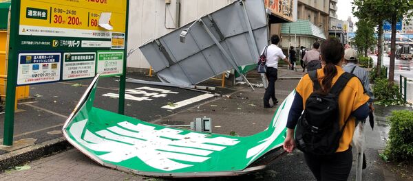 Tokio tras la llegada del tifón Faxai - Sputnik Mundo