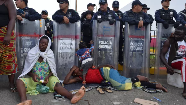 Los migrantes de Haiti en México - Sputnik Mundo