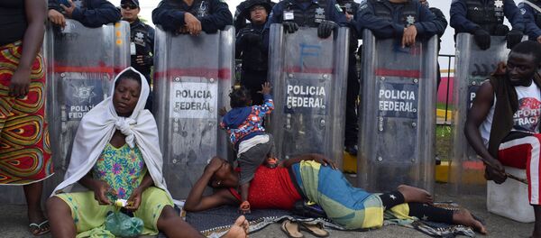 Los migrantes de Haiti en México - Sputnik Mundo