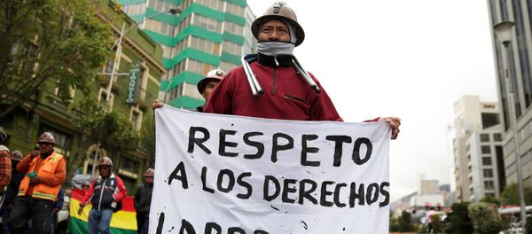 Huelga de los mineros de San Cristóbal - Sputnik Mundo