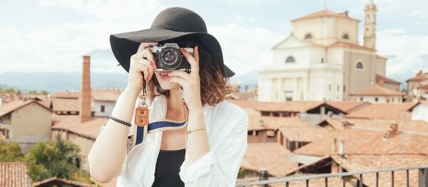 Una turista - Sputnik Mundo