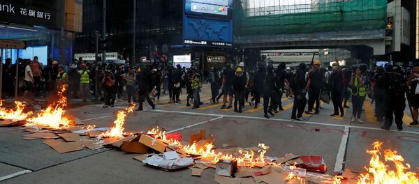 Protestas en Hong Kong - Sputnik Mundo
