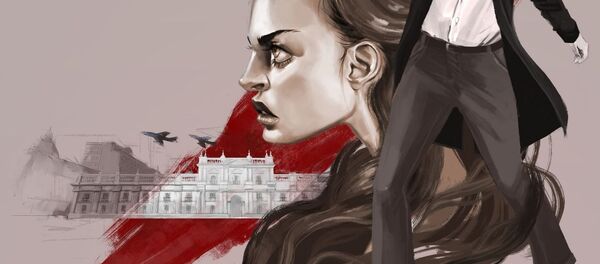 Los protagonistas del videojuego chileno Guerras Sucias, en un Skyline del Palacio de La Moneda siendo bombardeado, tal como sucedió el 11 de septiembre de 1973 - Sputnik Mundo