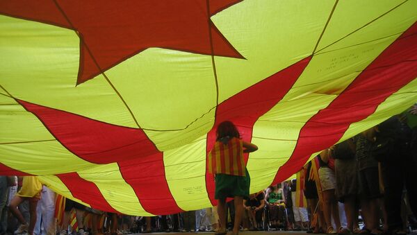 Estelada, la bandera independentista de Cataluña - Sputnik Mundo