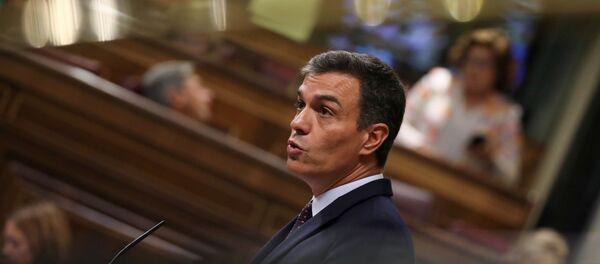 Pedro Sánchez, presidente en funciones del Gobierno español - Sputnik Mundo