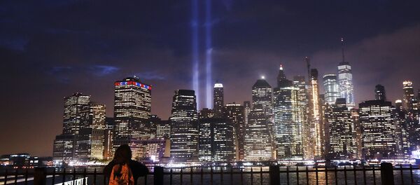El espectáculo 'Tribute lights' de Manhattan - Sputnik Mundo