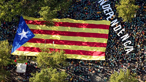 Bandera independentista catalana - Sputnik Mundo