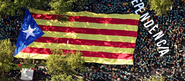 Bandera independentista catalana - Sputnik Mundo