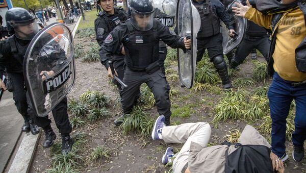 Protestas en Buenos Aires, Argentina - Sputnik Mundo