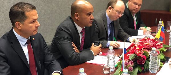 Héctor Rodríguez, gobernador del estado Miranda y miembro de la delegación gubernamental en las conversaciones - Sputnik Mundo