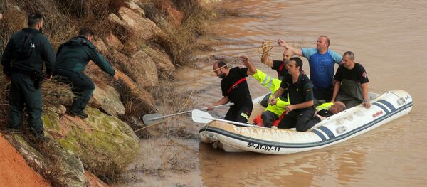 Las devastadoras inundaciones que azotan el sudeste de España
 - Sputnik Mundo