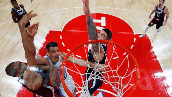 El partido de semifinales del Mundial de baloncesto: Argentina-Francia - Sputnik Mundo