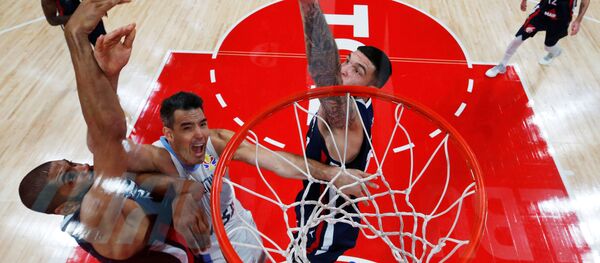 El partido de semifinales del Mundial de baloncesto: Argentina-Francia - Sputnik Mundo