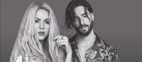 Shakira y Maluma posan para su tema 'Clandestino' - Sputnik Mundo