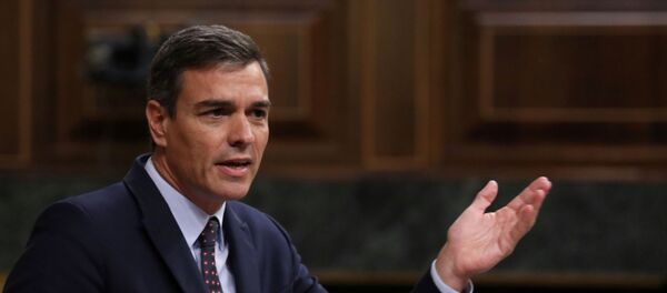 Pedro Sánchez, presidente en funciones del Gobierno español Pedro Sánchez, presidente en funciones del Gobierno español - Sputnik Mundo