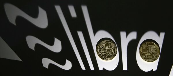 El logo de libra, la croptodivisa de Facebook - Sputnik Mundo