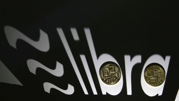 El logo de libra, la croptodivisa de Facebook - Sputnik Mundo