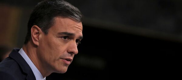 Pedro Sánchez, presidente interino del Gobierno de España Pedro Sánchez, presidente interino del Gobierno de España - Sputnik Mundo