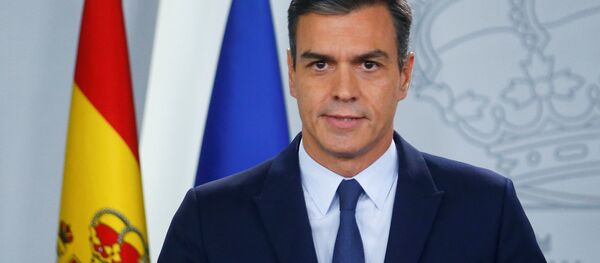 Pedro Sánchez, presidente en funciones del Gobierno español  - Sputnik Mundo