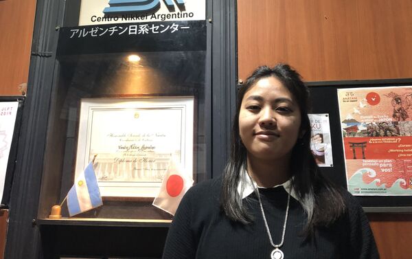 Valentina Higa, administradora en el Centro Nikkei Argentino - Sputnik Mundo