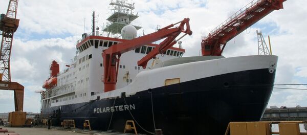 Rompehielos de investigación alemán RV Polarstern  - Sputnik Mundo