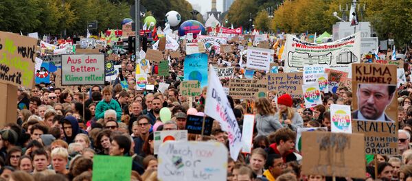 Protesta contra el cambio climático en Berlín, Alemania - Sputnik Mundo