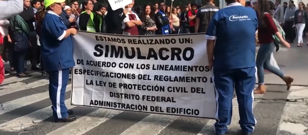 Así vivieron la evacuación en los rascacielos de Ciudad de México - Sputnik Mundo