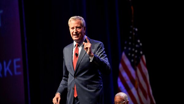 Bill de Blasio, alcalde de Nueva York - Sputnik Mundo