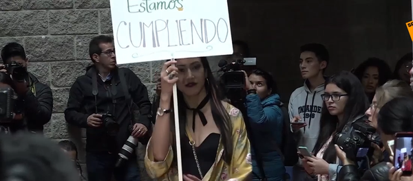 'De la guerra a la PAZarela': el desfile de moda de las excombatientes de las FARC - Sputnik Mundo