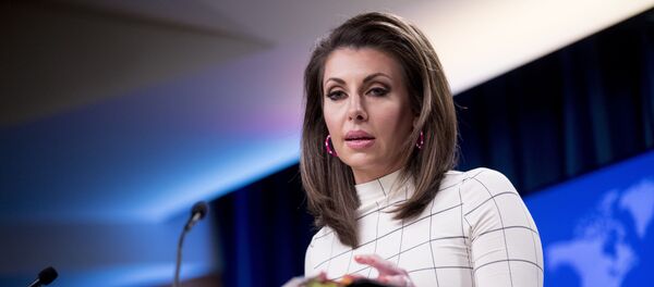 Morgan Ortagus, portavoz del Departamento de Estado de EEUU - Sputnik Mundo