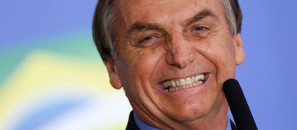 Jair Bolsonaro, presidente de Brasil, interviene en la 74 sesión de la Asamblea General de la ONU - Sputnik Mundo