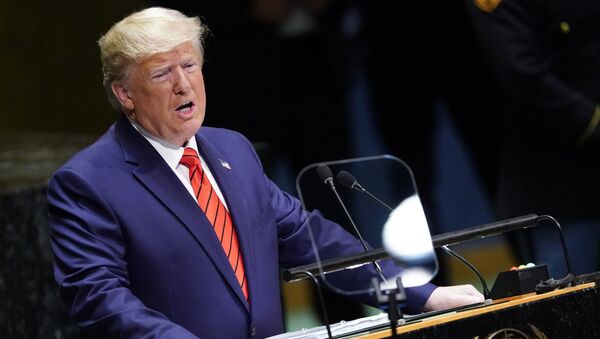 Donald Trump, presidente de EEUU - Sputnik Mundo