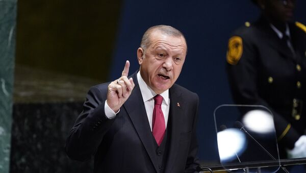 Recep Tayyip Erdogan, el presidente de Turquía Recep Tayyip Erdogan, el presidente de Turquía - Sputnik Mundo