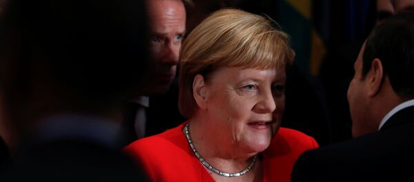 Angela Merkel, la canciller alemana, en la Asamblea General de la ONU - Sputnik Mundo