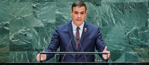 Pedro Sánchez, presidente del gobierno español  - Sputnik Mundo