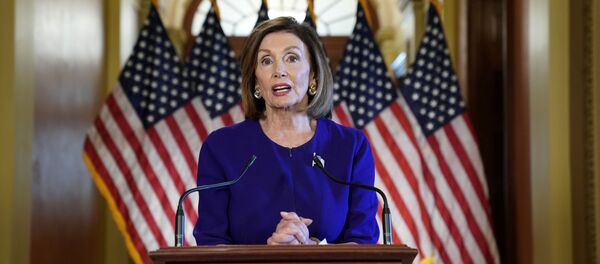 Nancy Pelosi, la presidenta de la Cámara de Representantes de EEUU - Sputnik Mundo
