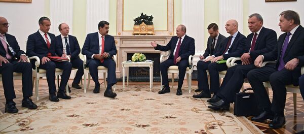 El presidente de Venezuela, Nicolás Maduro, y el presidente de Rusia, Vladímir Putin - Sputnik Mundo