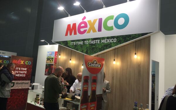 El stand de México en feria WorldFood en Moscú, Rusia - Sputnik Mundo