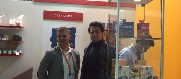 El stand de Perú en la feria WorldFood en Moscú, Rusia - Sputnik Mundo