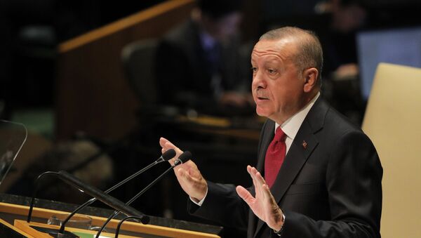 Recep Tayyip Erdogan, el presidente de Turquía Recep Tayyip Erdogan, el presidente de Turquía - Sputnik Mundo